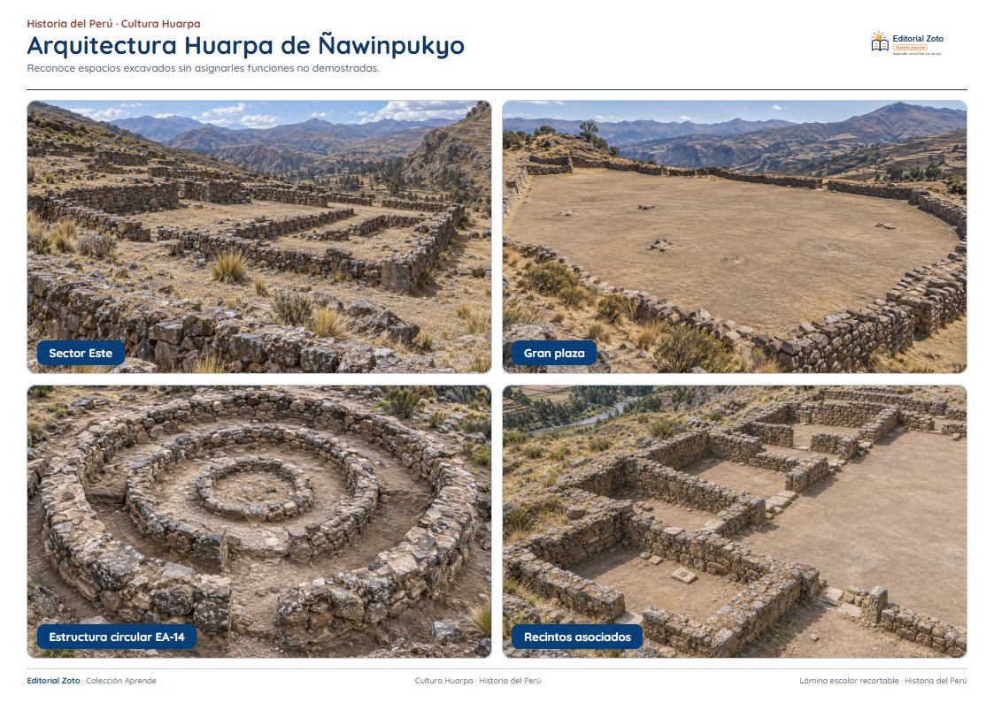 Vista previa de la lámina: Arquitectura Huarpa de Ñawinpukyo