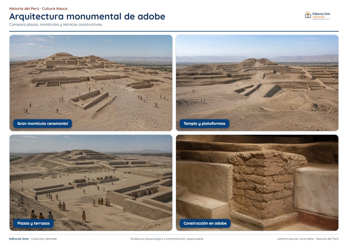 Vista previa de la lámina: Arquitectura monumental de adobe