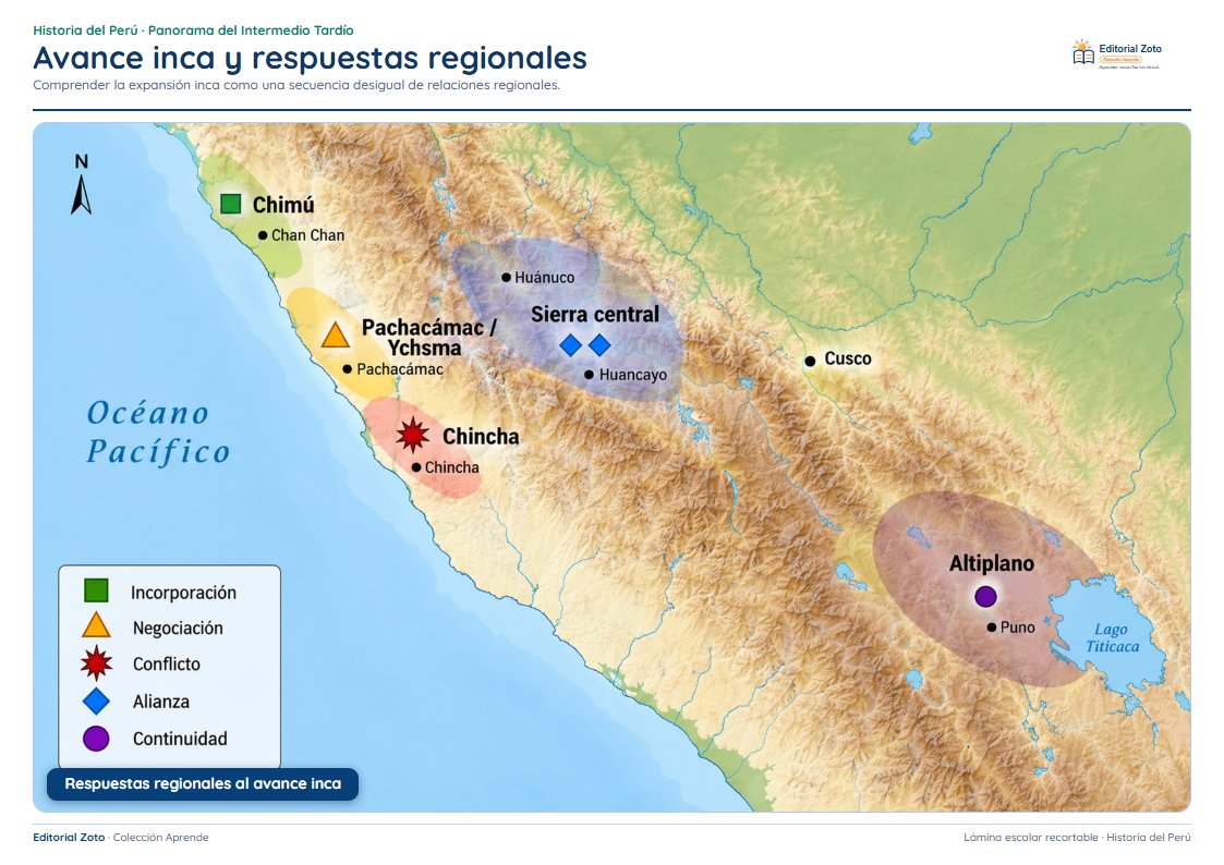 Vista previa de la lámina: Avance inca y respuestas regionales