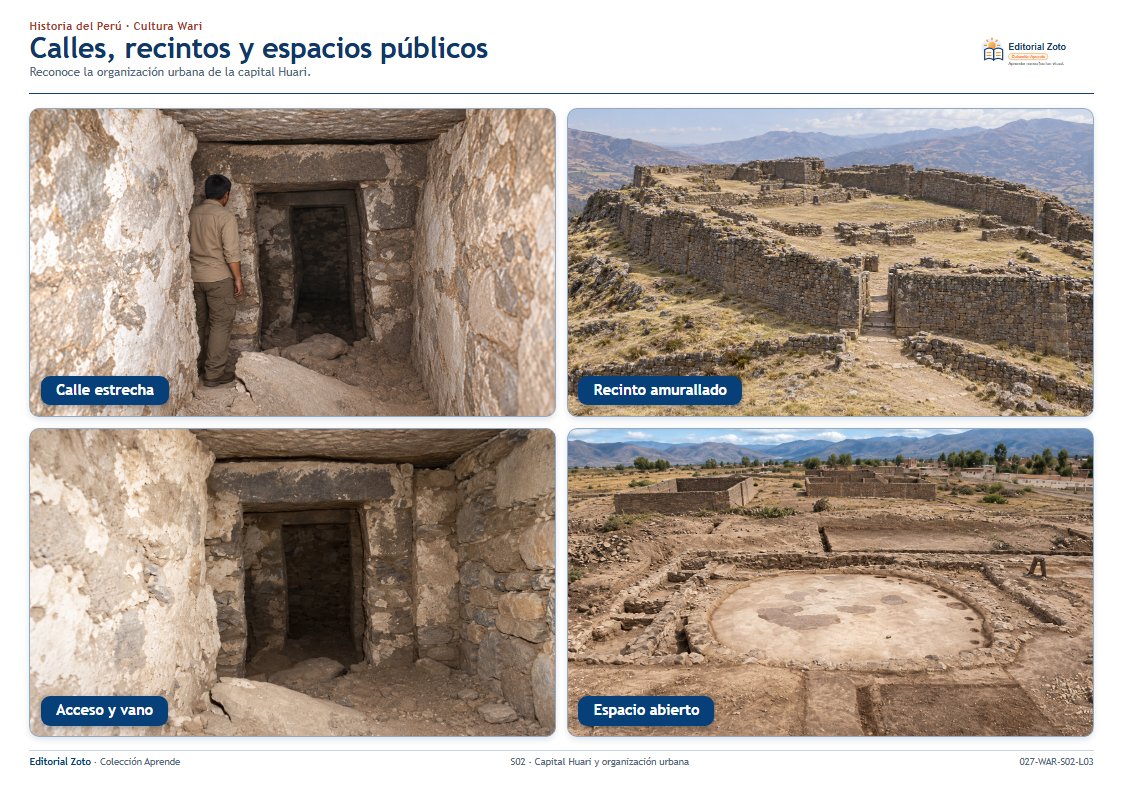 Vista previa de la lámina: Calles, recintos y espacios públicos