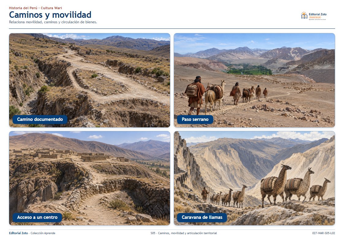 Vista previa de la lámina: Caminos y movilidad