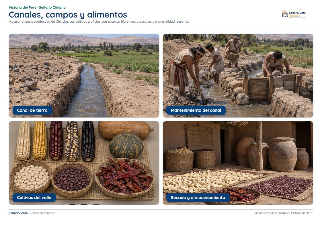 Vista previa de la lámina: Canales, campos y alimentos