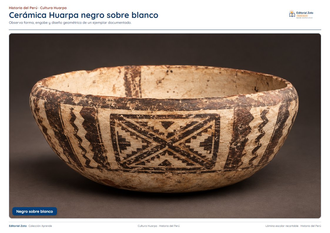 Imagen representativa de Cerámica Huarpa y producción material