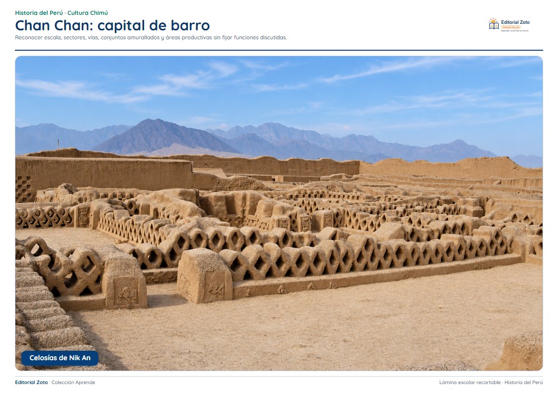 Imagen representativa de Chan Chan: capital y urbanismo
