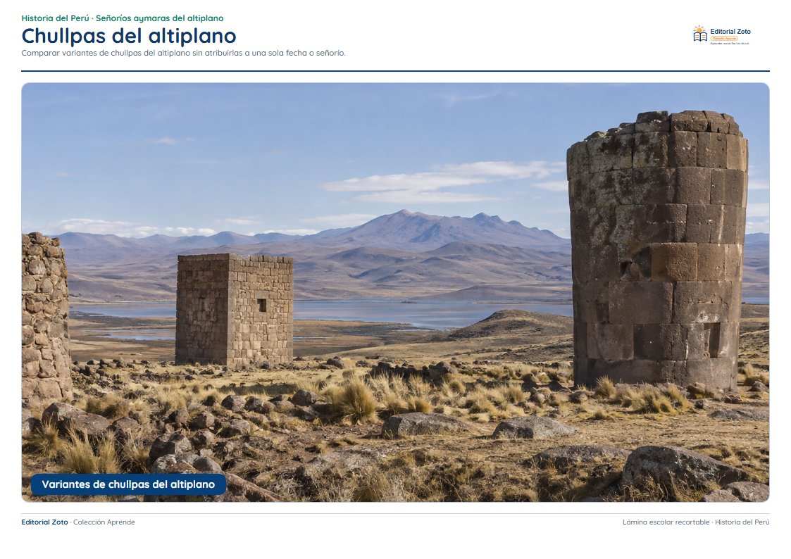 Vista previa de la lámina: Chullpas del altiplano