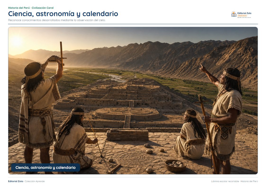 Imagen representativa de Sociedad, religión y conocimientos de Caral