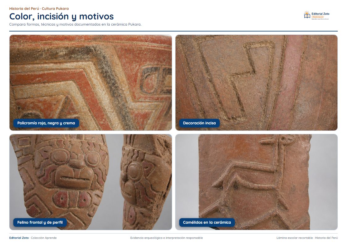 Vista previa de la lámina: Color, incisión y motivos