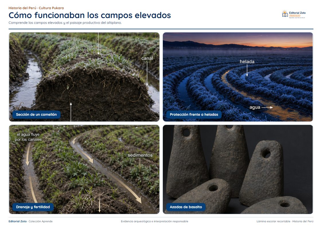 Vista previa de la lámina: Cómo funcionaban los campos elevados