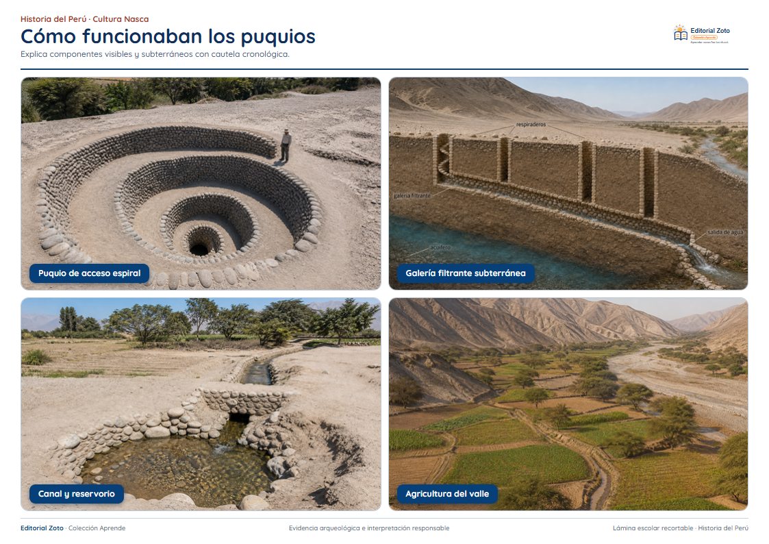 Vista previa de la lámina: Cómo funcionaban los puquios