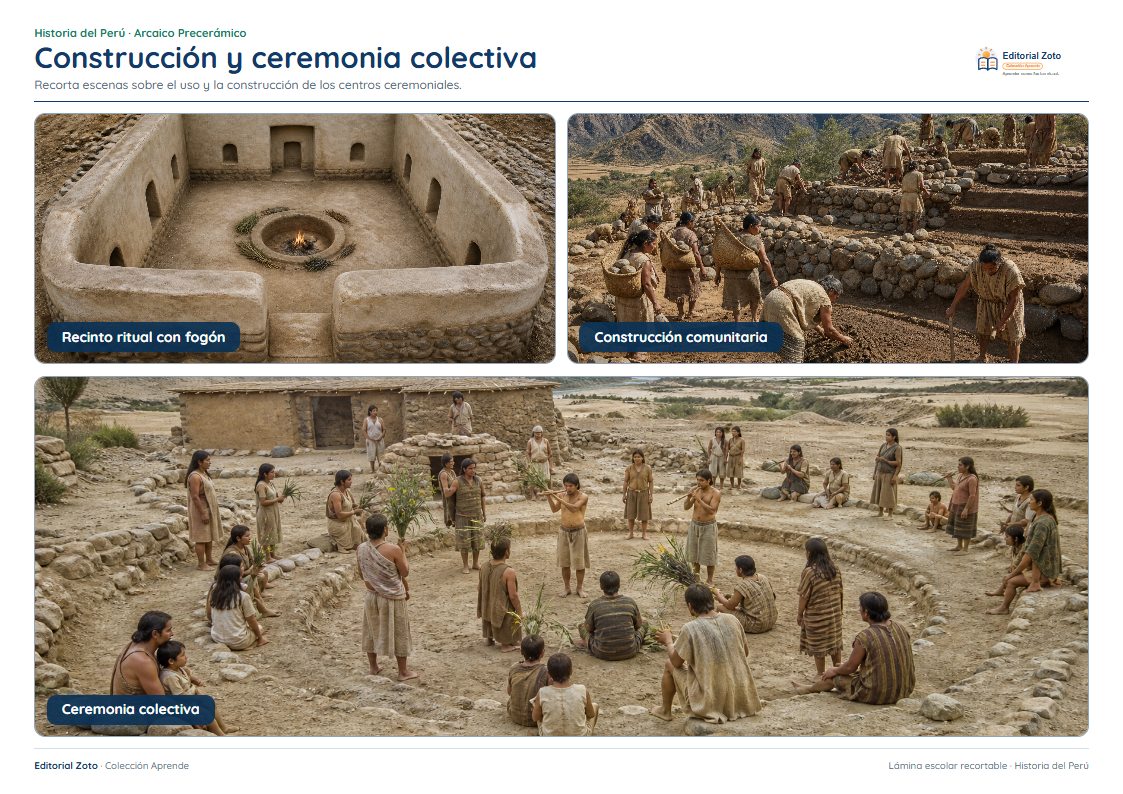 Vista previa de la lámina: Construcción y ceremonia colectiva