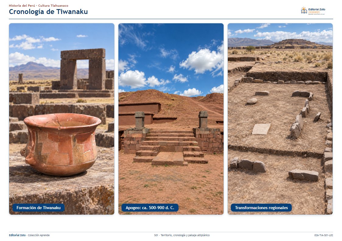 Vista previa de la lámina: Cronología de Tiwanaku