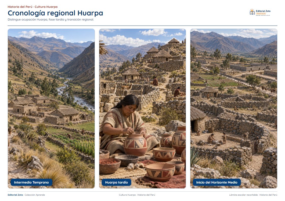 Vista previa de la lámina: Cronología regional Huarpa