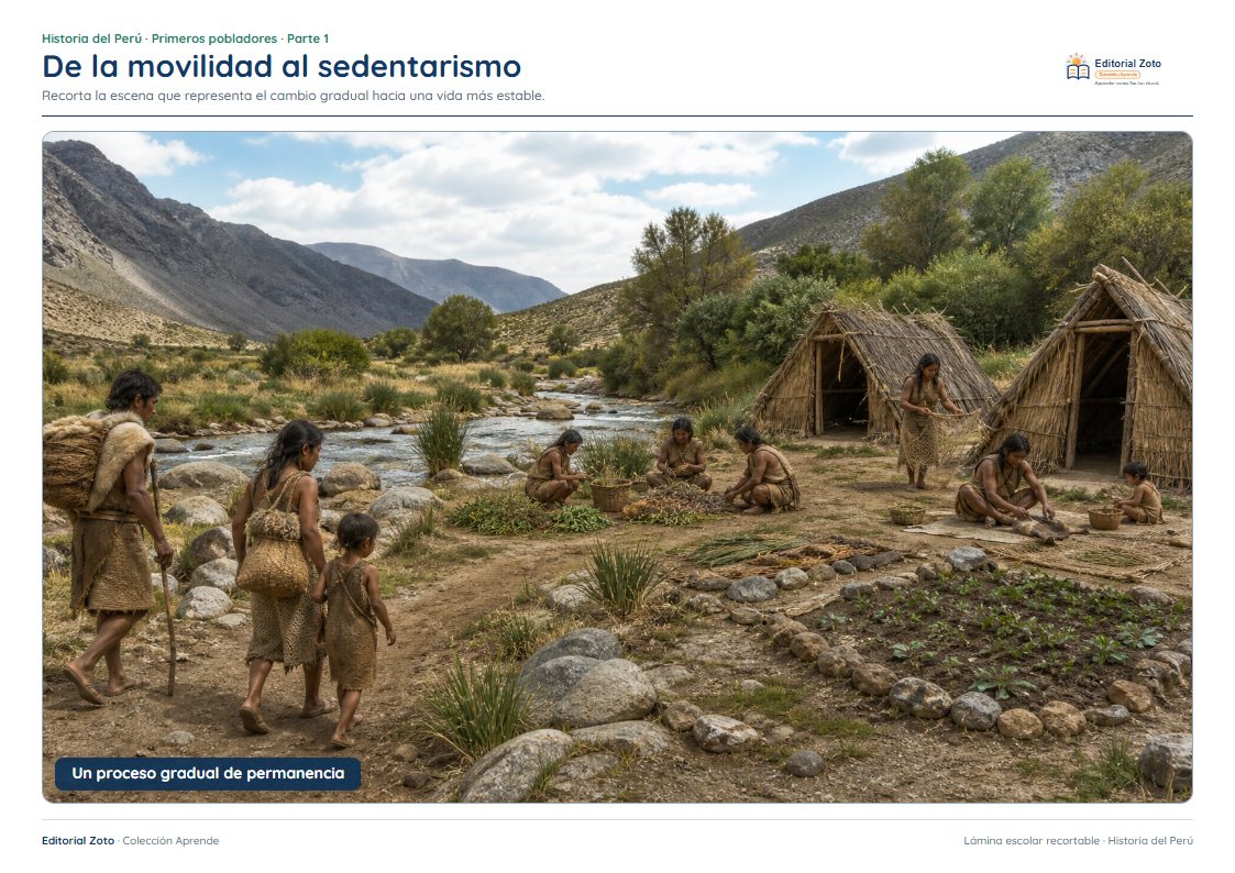 Imagen representativa de Domesticación y sedentarización