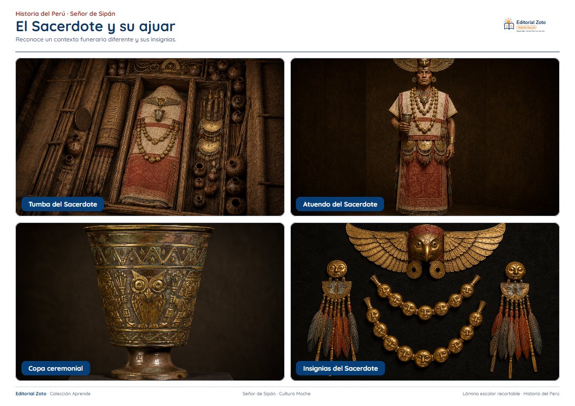 Vista previa de la lámina: El Sacerdote y su ajuar