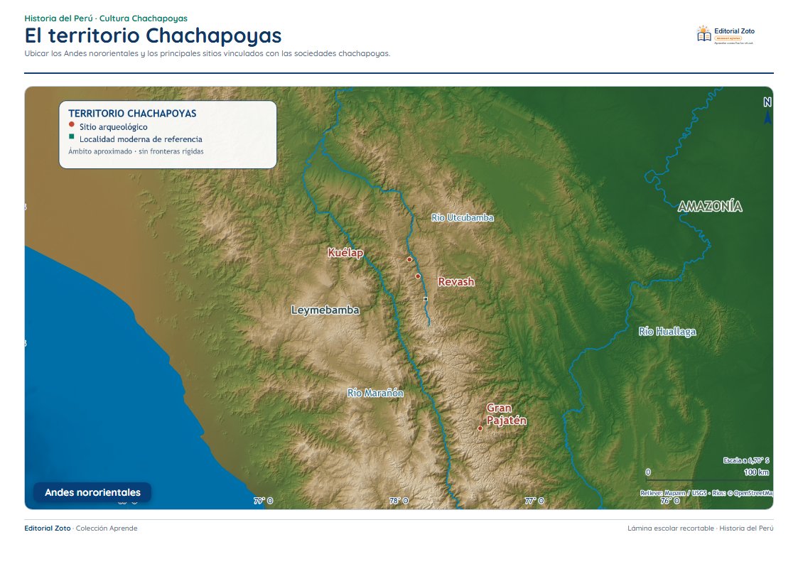 Vista previa de la lámina: El territorio Chachapoyas