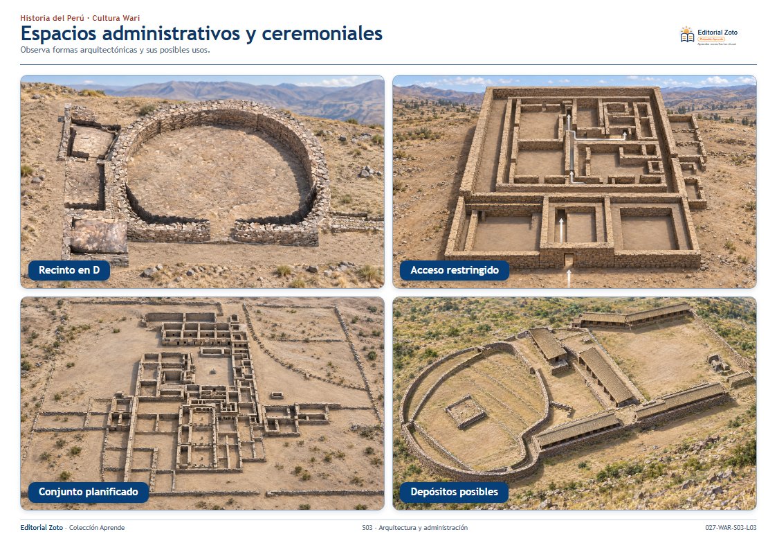 Vista previa de la lámina: Espacios administrativos y ceremoniales