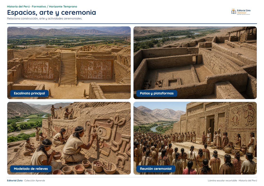 Vista previa de la lámina: Espacios, arte y ceremonia