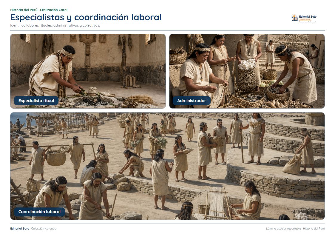 Vista previa de la lámina: Especialistas y coordinación laboral