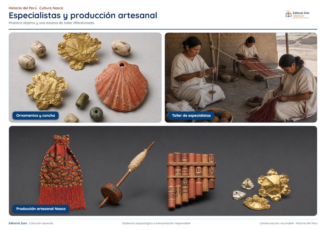 Vista previa de la lámina: Especialistas y producción artesanal