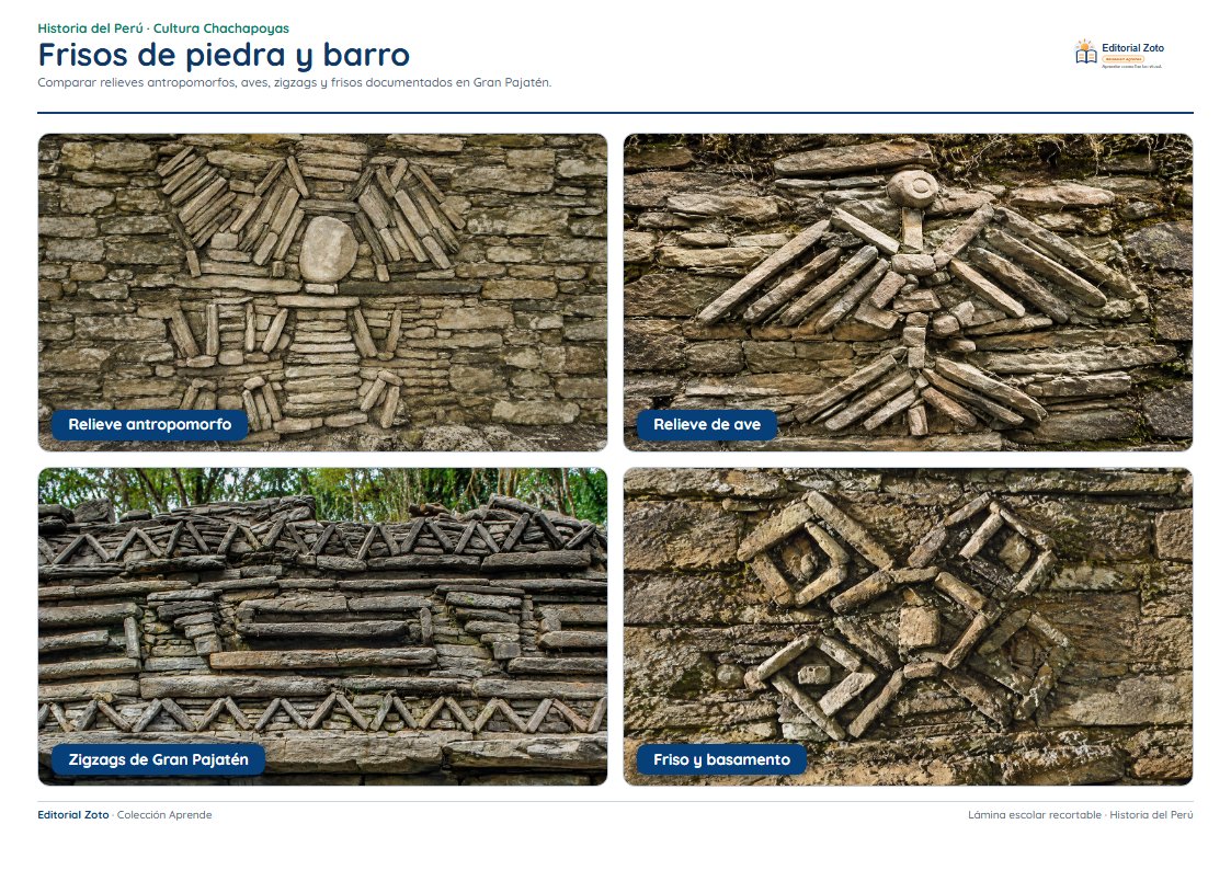 Vista previa de la lámina: Frisos de piedra y barro