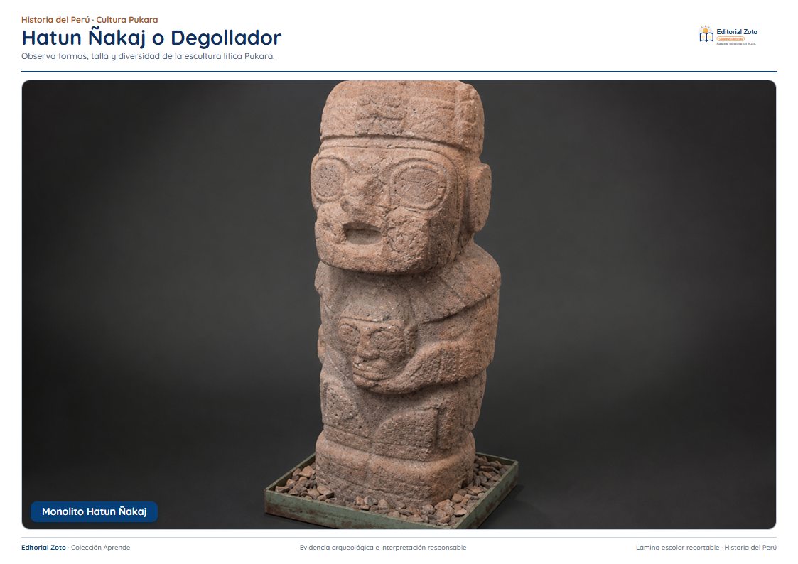 Imagen representativa de Escultura lítica Pukara