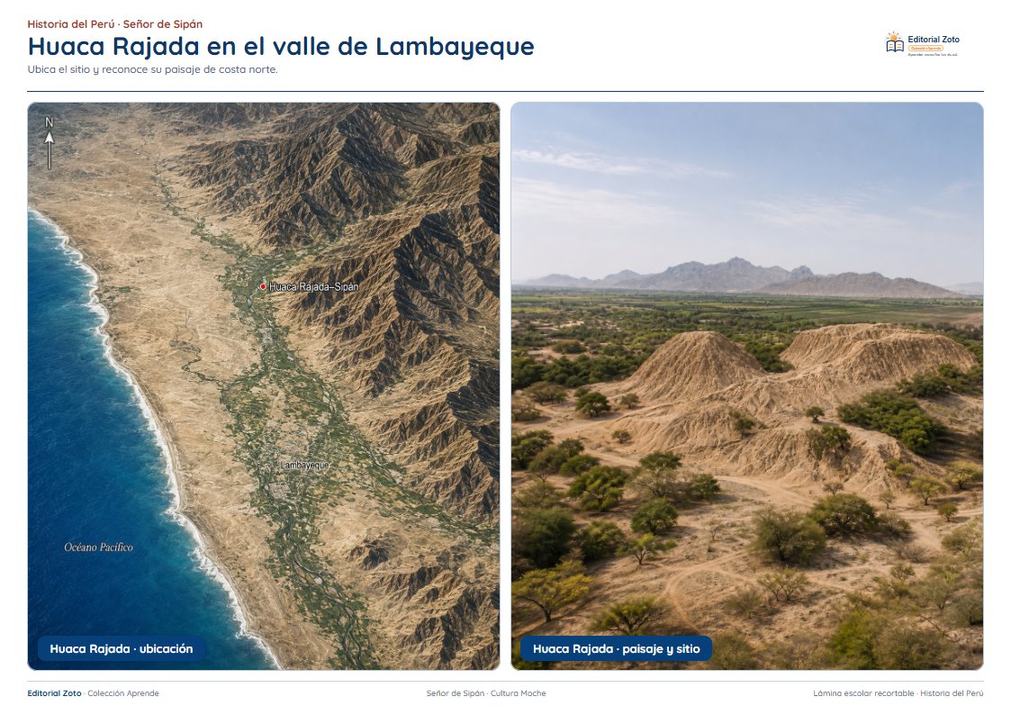 Imagen representativa de Señor de Sipán y Huaca Rajada