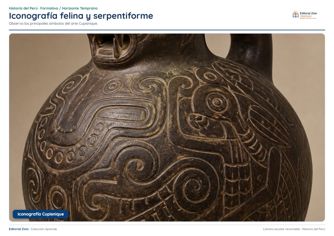 Imagen representativa de Iconografía felina y serpentiforme