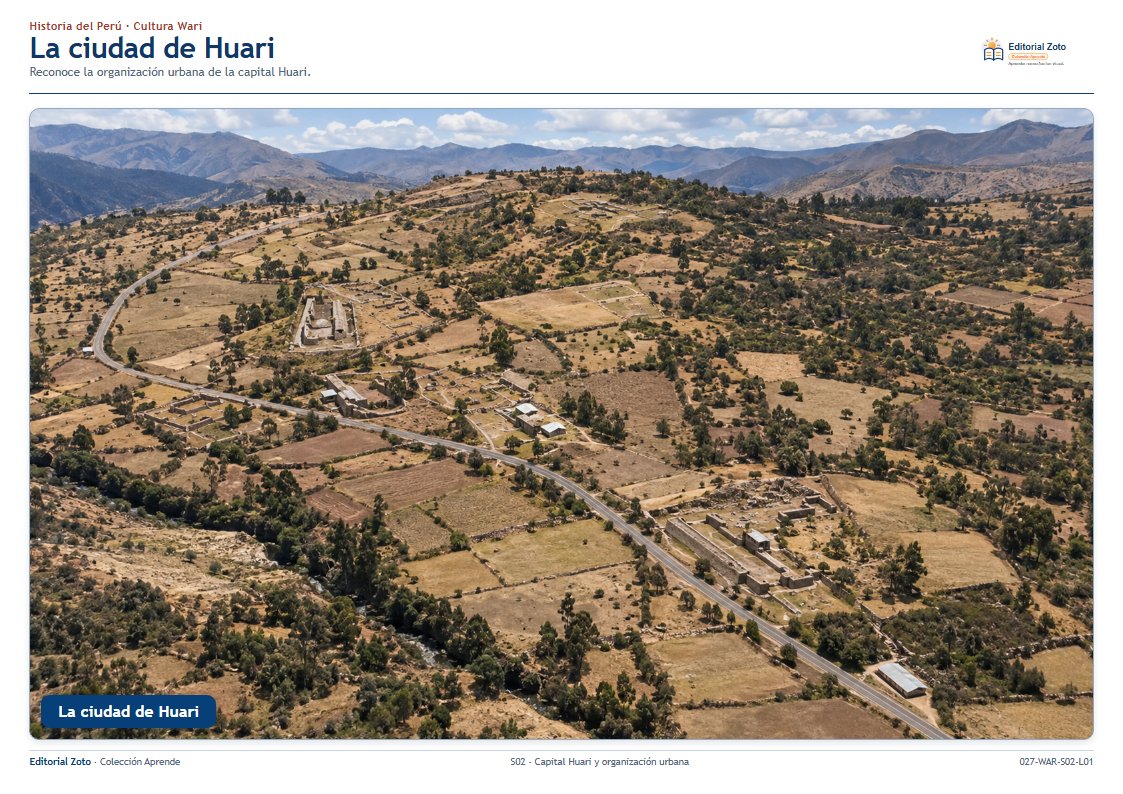 Imagen representativa de Capital Huari y organización urbana