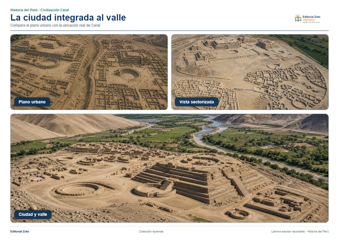 Vista previa de la lámina: La ciudad integrada al valle