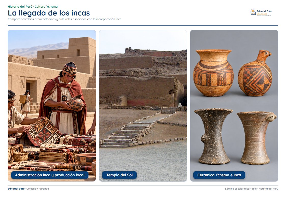Vista previa de la lámina: La llegada de los incas