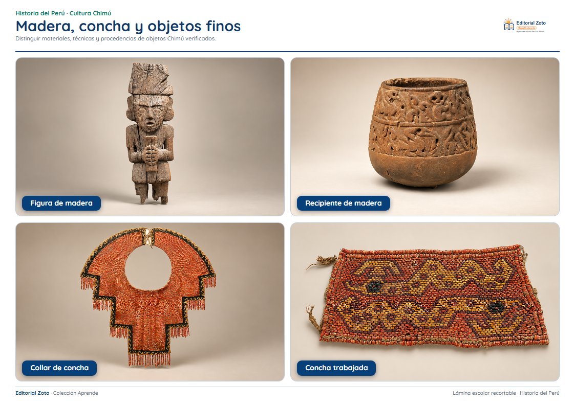 Vista previa de la lámina: Madera, concha y objetos finos