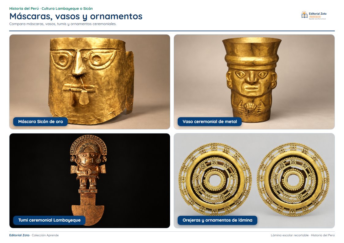 Vista previa de la lámina: Máscaras, vasos y ornamentos