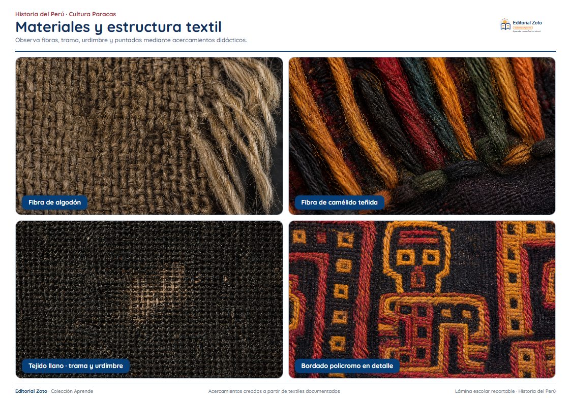 Vista previa de la lámina: Materiales y estructura textil