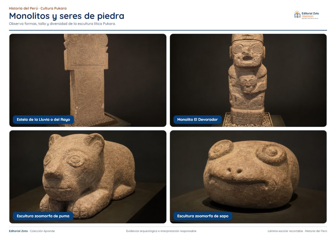 Vista previa de la lámina: Monolitos y seres de piedra