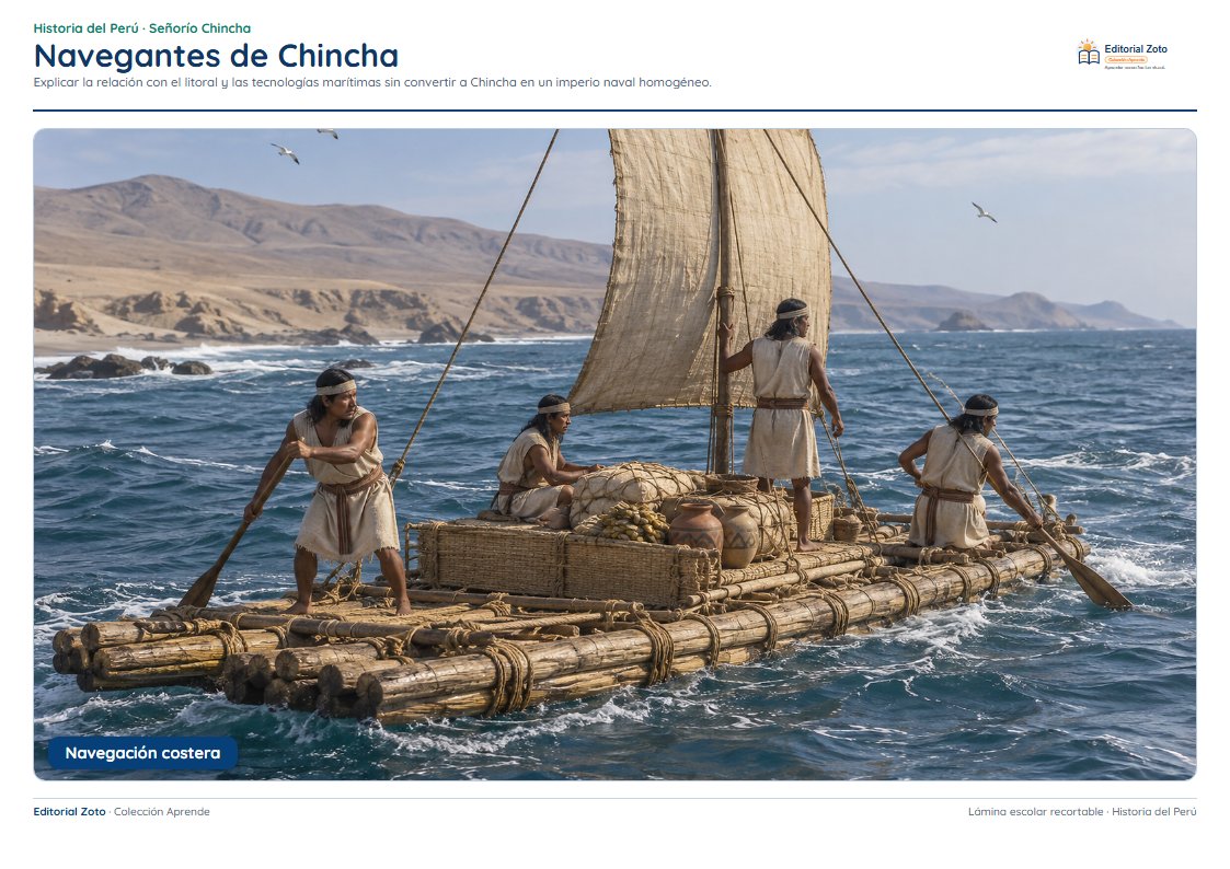 Vista previa de la lámina: Navegantes de Chincha
