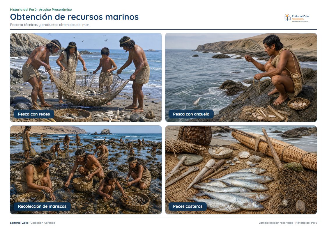 Vista previa de la lámina: Obtención de recursos marinos