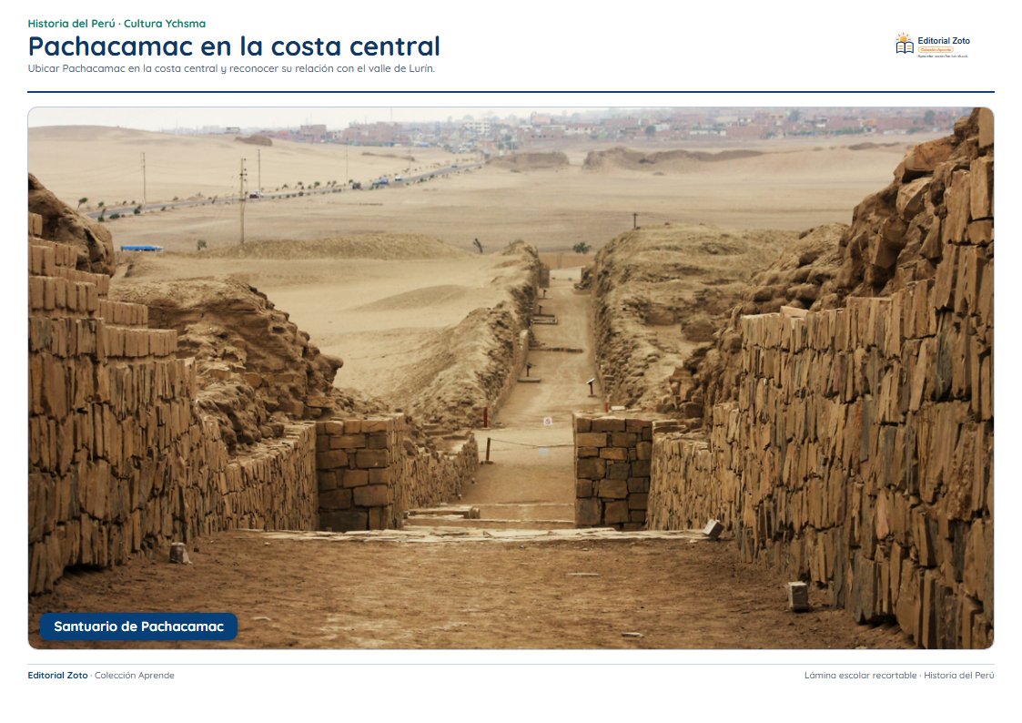 Vista previa de la lámina: Pachacamac en la costa central