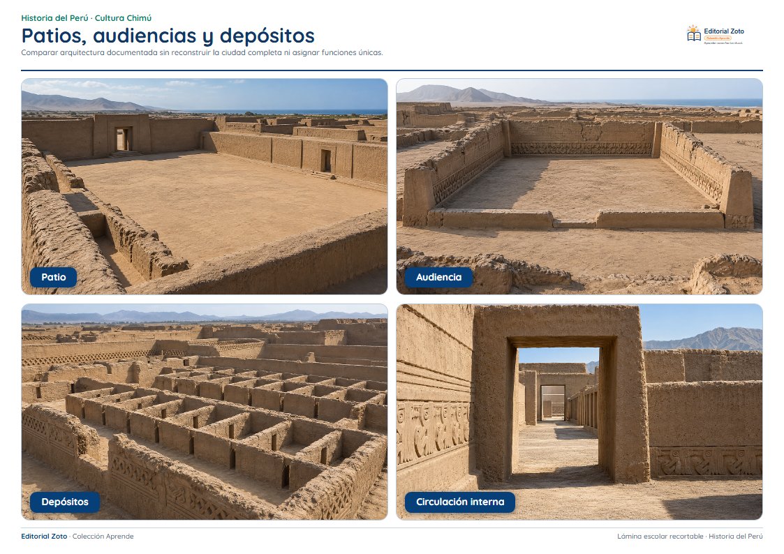 Vista previa de la lámina: Patios, audiencias y depósitos