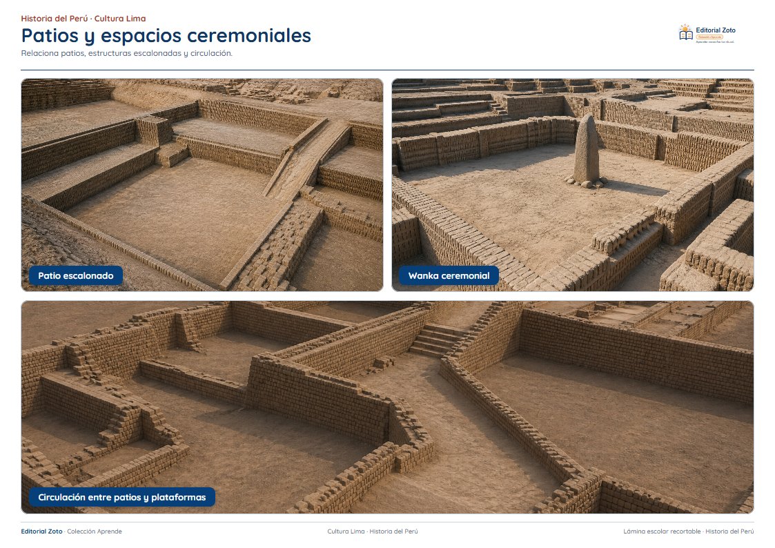 Vista previa de la lámina: Patios y espacios ceremoniales