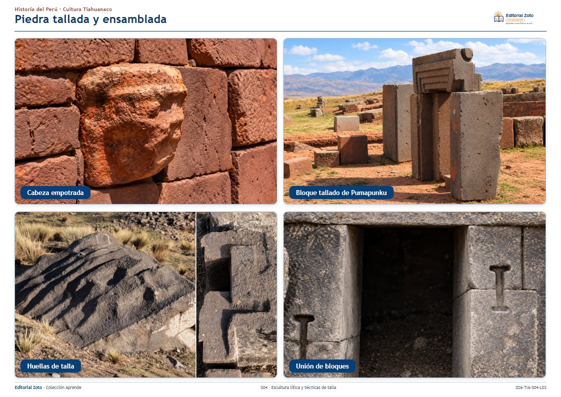Vista previa de la lámina: Piedra tallada y ensamblada