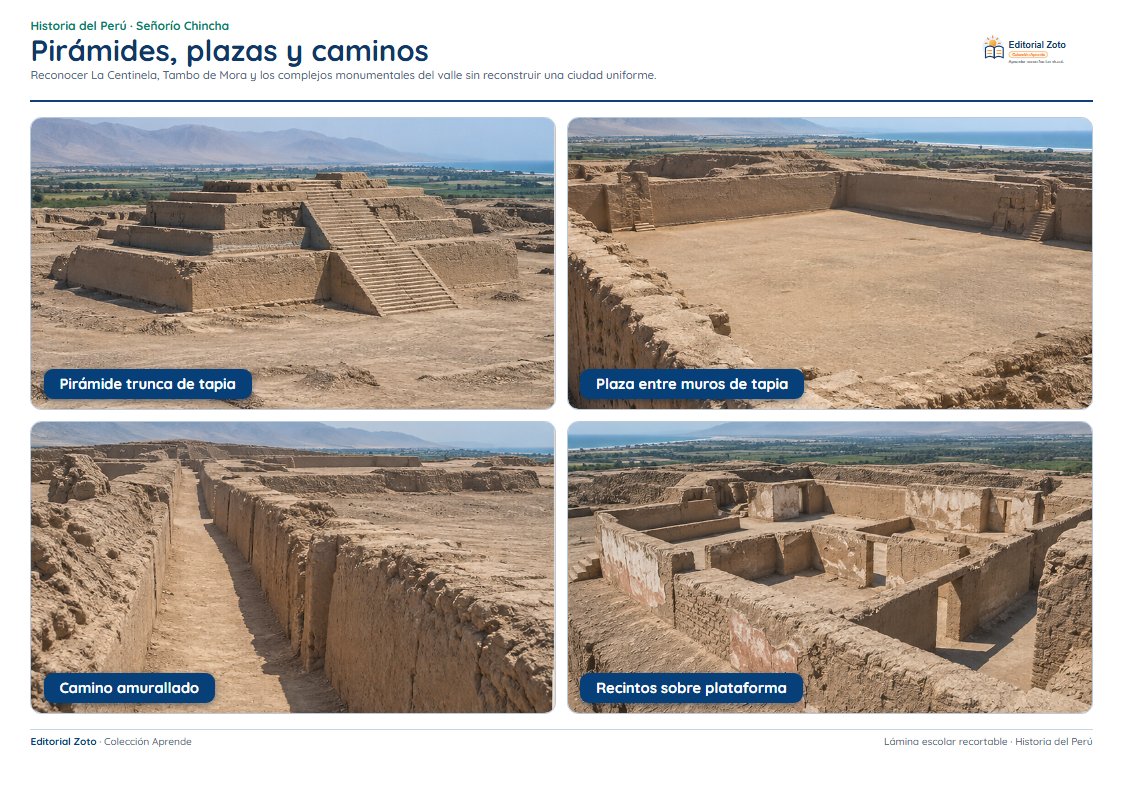 Vista previa de la lámina: Pirámides, plazas y caminos