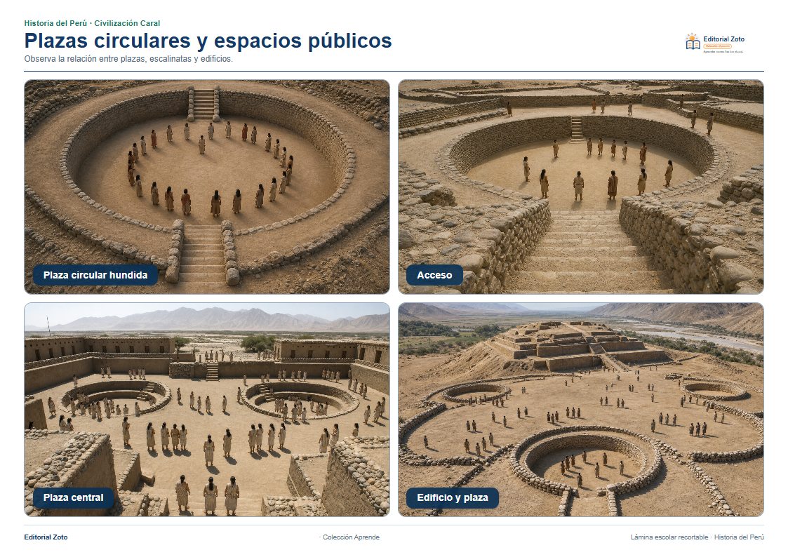 Vista previa de la lámina: Plazas circulares y espacios públicos