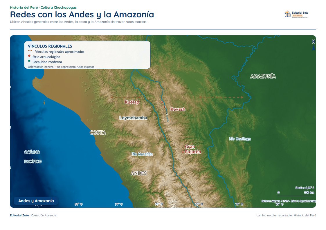 Vista previa de la lámina: Redes con los Andes y la Amazonía