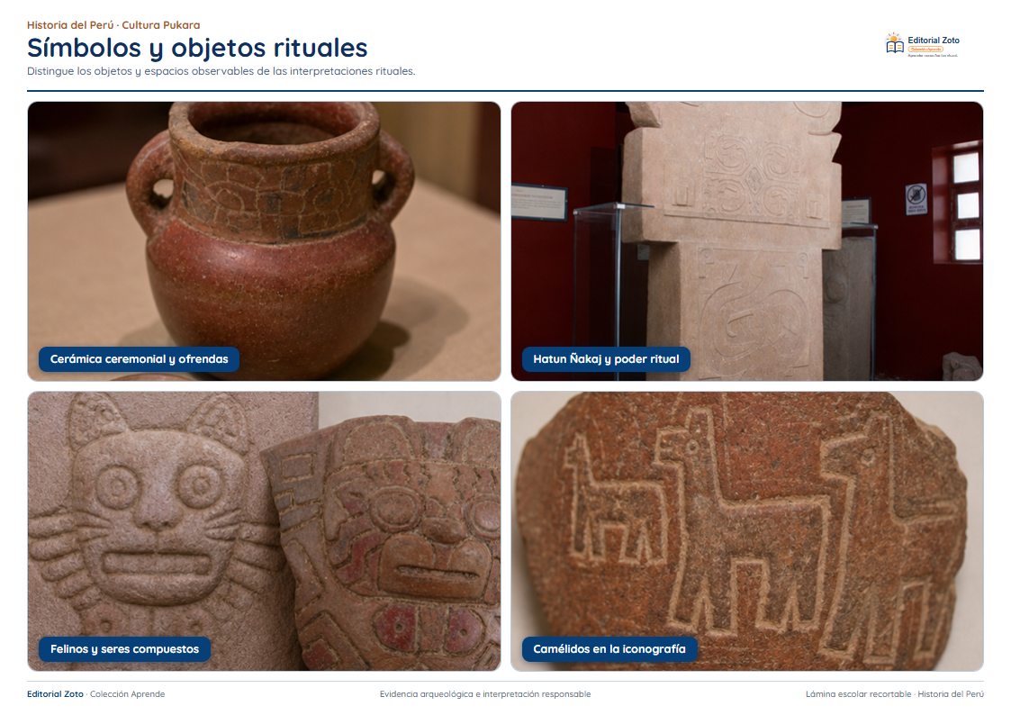 Vista previa de la lámina: Símbolos y objetos rituales