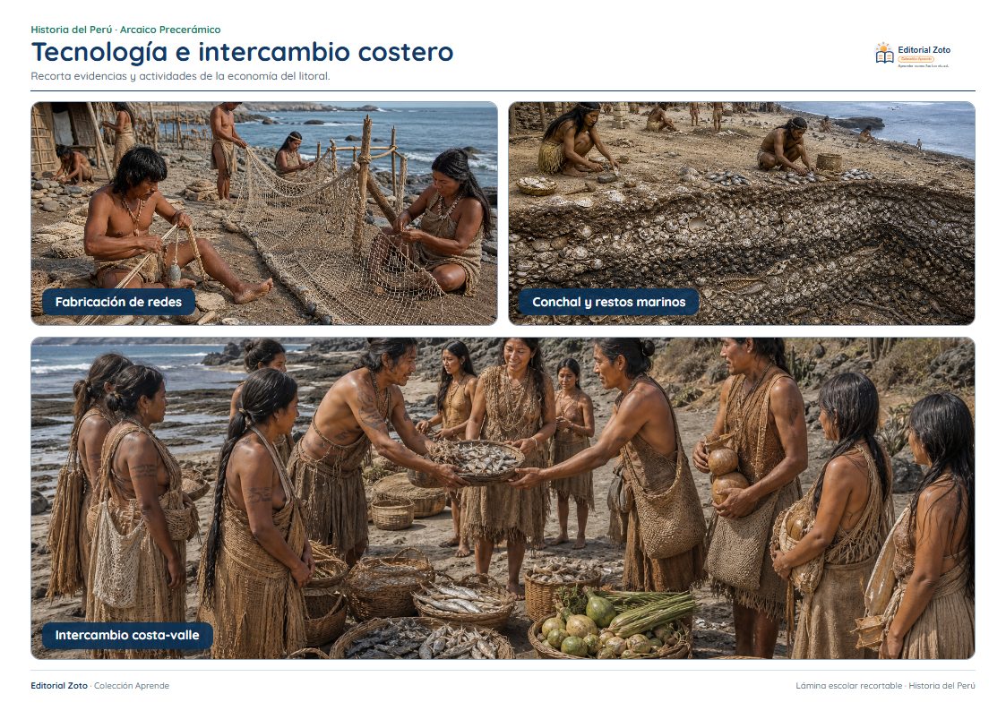 Vista previa de la lámina: Tecnología e intercambio costero