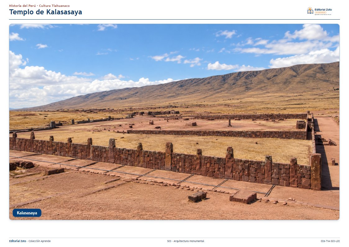 Vista previa de la lámina: Templo de Kalasasaya
