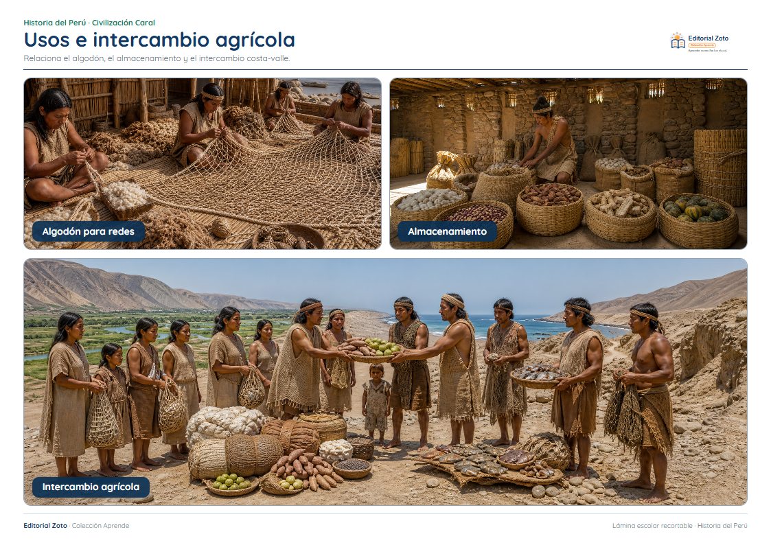 Vista previa de la lámina: Usos e intercambio agrícola