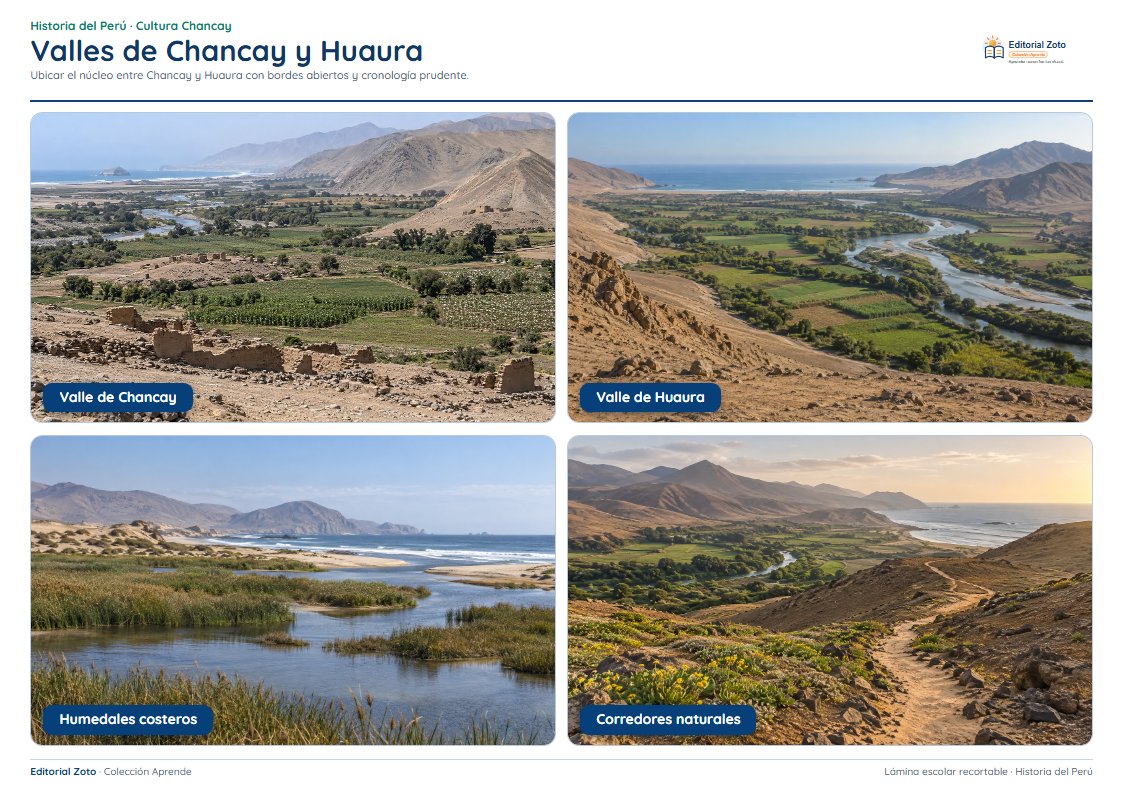 Vista previa de la lámina: Valles de Chancay y Huaura