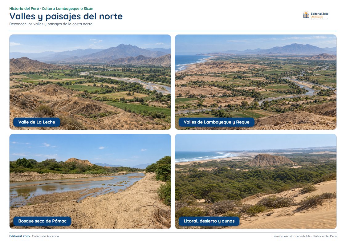 Vista previa de la lámina: Valles y paisajes del norte