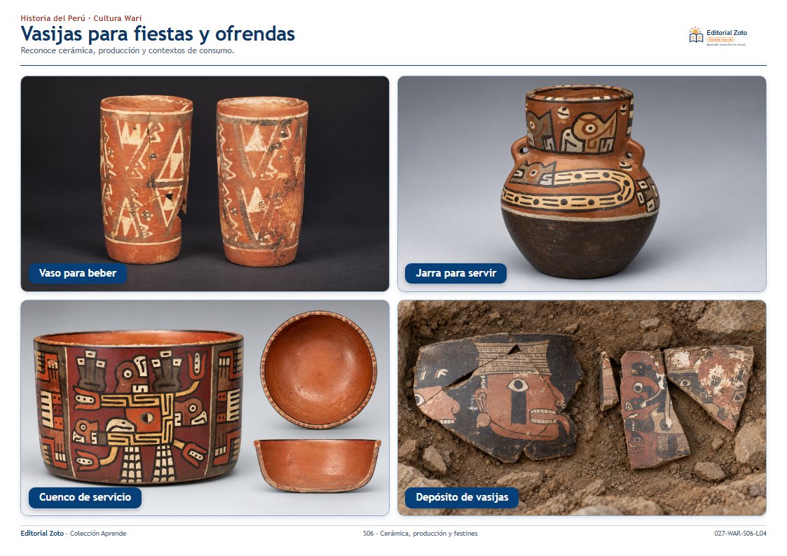 Vista previa de la lámina: Vasijas para fiestas y ofrendas